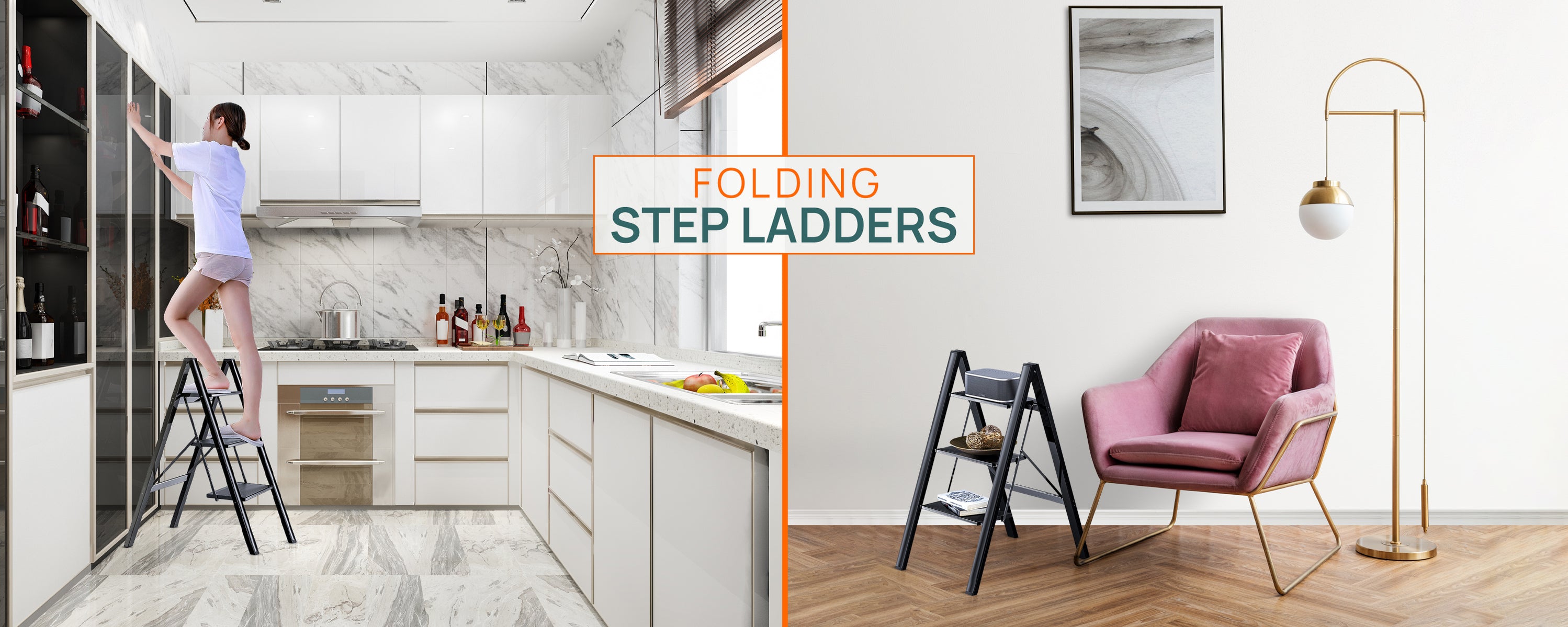 Buy Premium Aluminium Kitchen Ladder Step Stool Online Corvids   Main Step Ladders Banner 4074da53 93ab 4fc9 8dce Bb9f80c28e76 2997x1199 