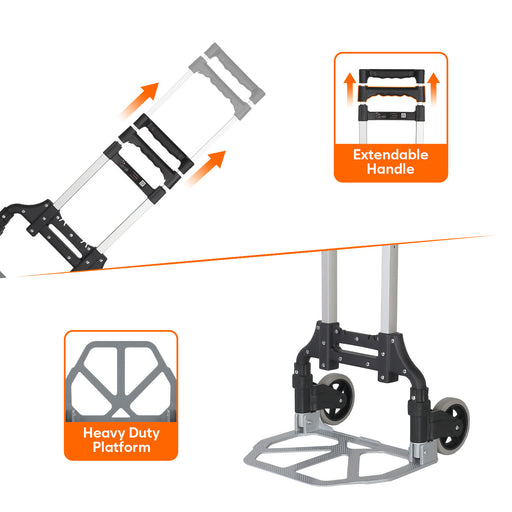 Corvids Portable Aluminium Hand Truck Features