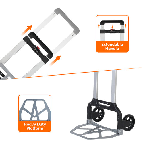 Corvids Aluminium Hand Truck Features